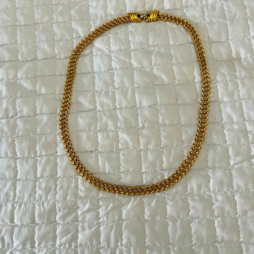 Monet Gold Plated Necklace